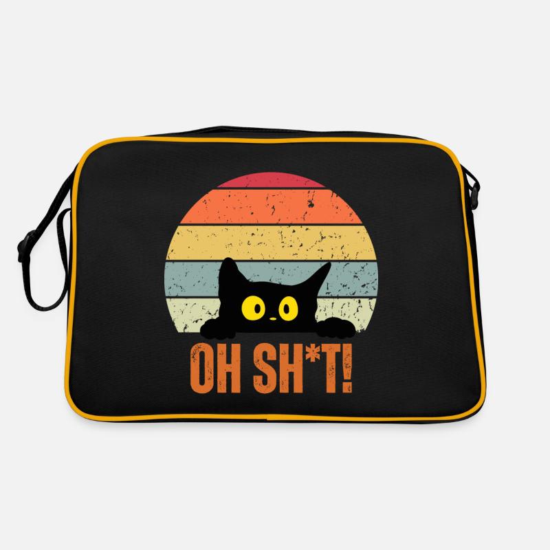 Chat choquant Sac Retro