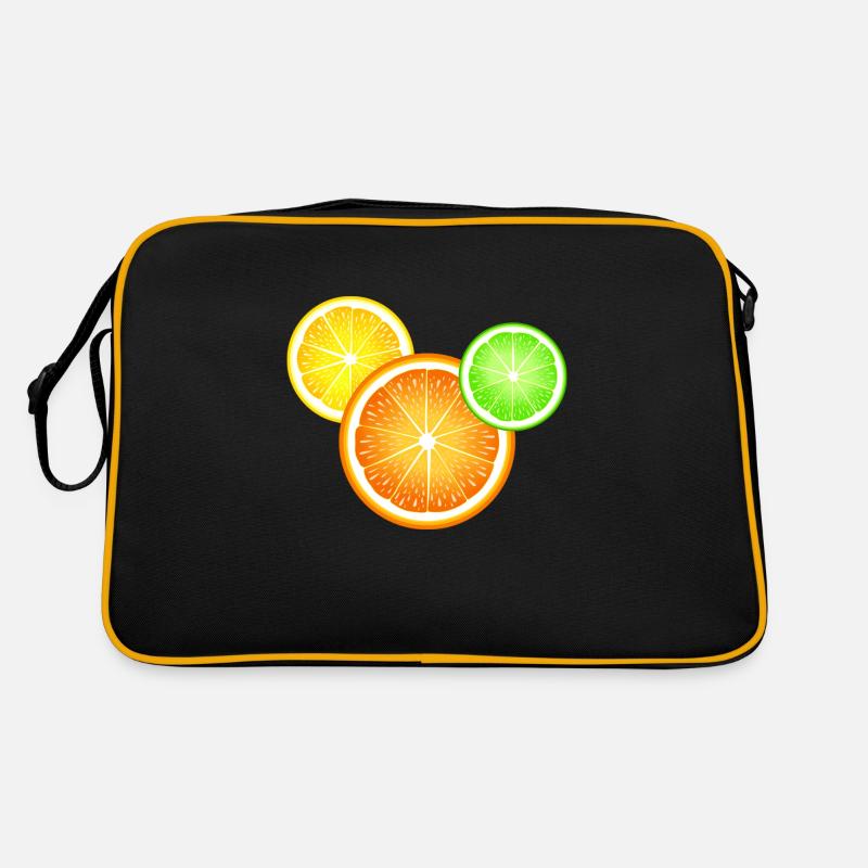 Agrumes Orange Citron Citron Lime Sac Retro