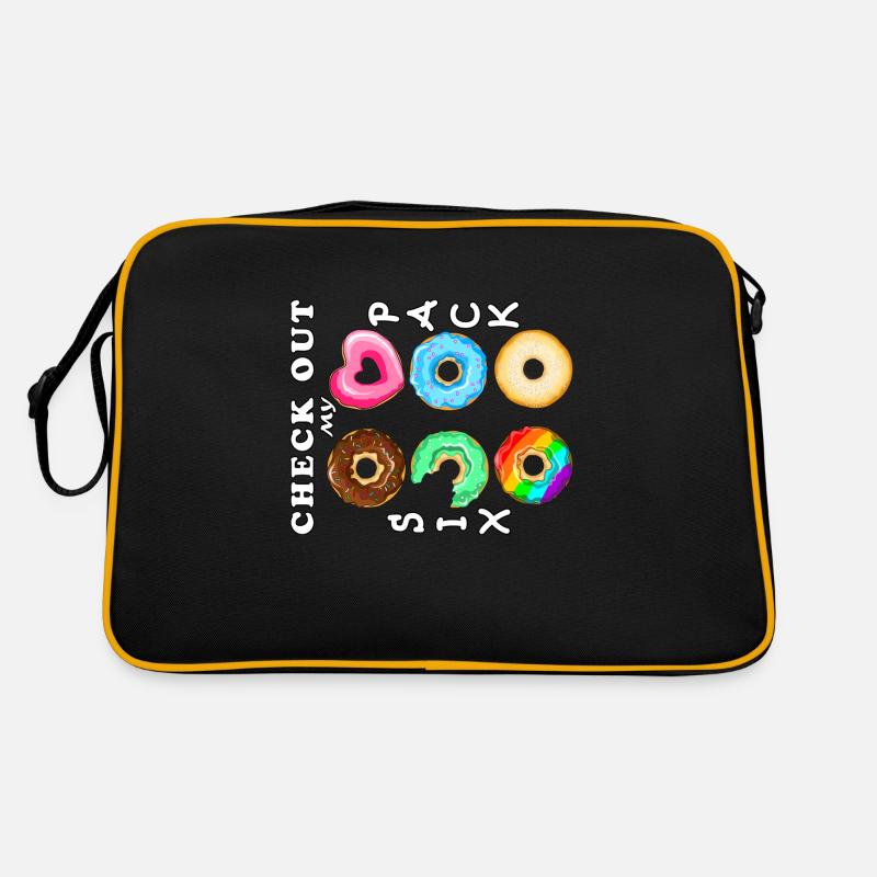 Découvrez mes beignets Sixpack Sac Retro