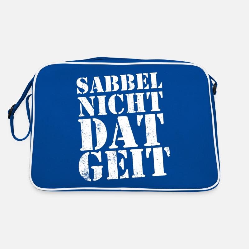 Sabbel nicht - dat geit Retro Tasche
