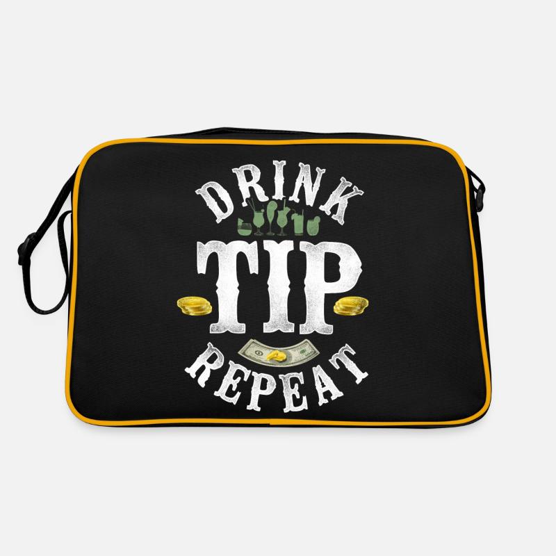 Barman Mixologue Astuce de boisson Sac Retro