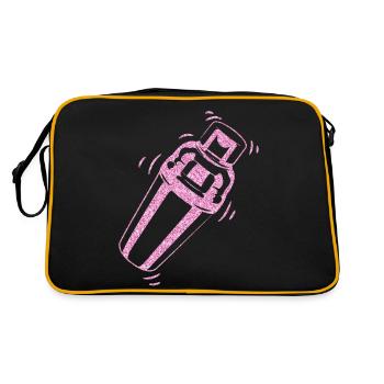 Bartender Mixologist Shaker - Retro Bag - black/gold - Back