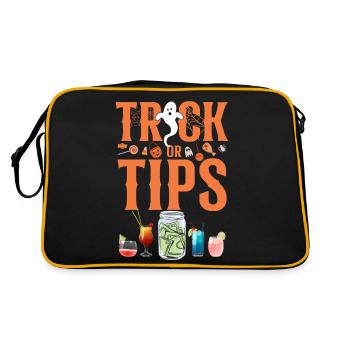 Bartender Mixologist Trick Or Tips - Retro Bag - black/gold - Back