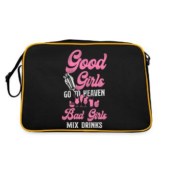 Barman Mixologue Good Girls Go - Sac Retro - noir/or - Dos