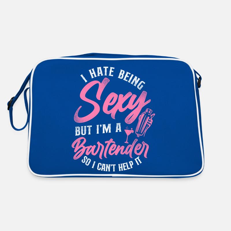 Bartender Mixologist I Hate Being Retro Tasche