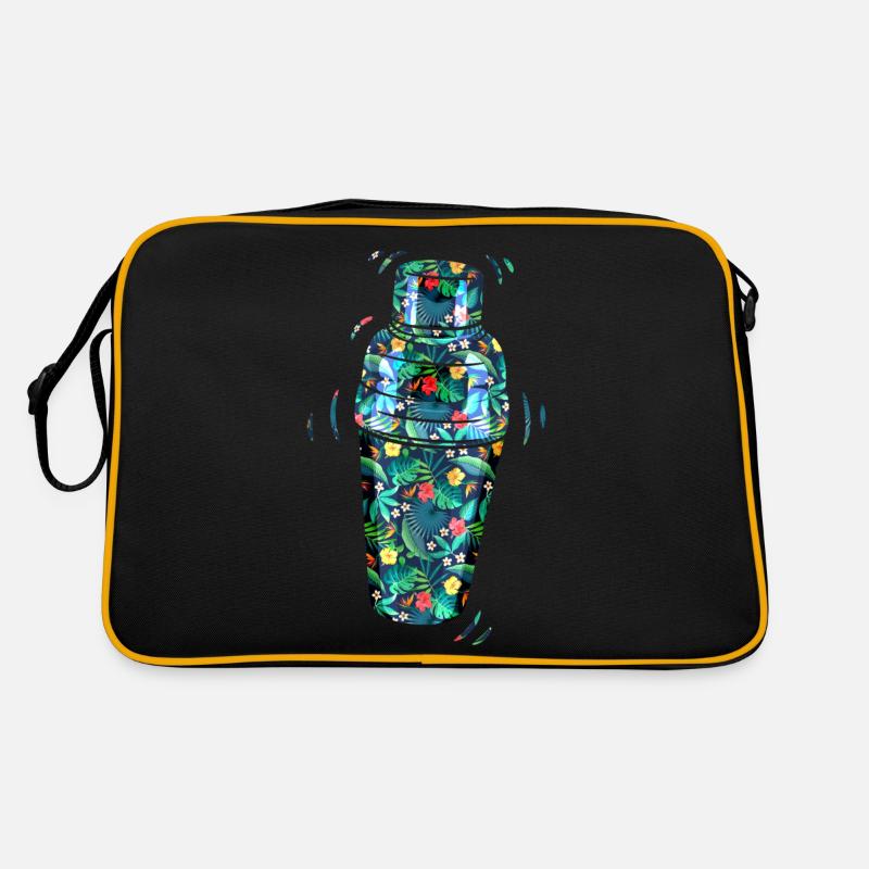 Bartender Mixologist Floral Retro Tasche
