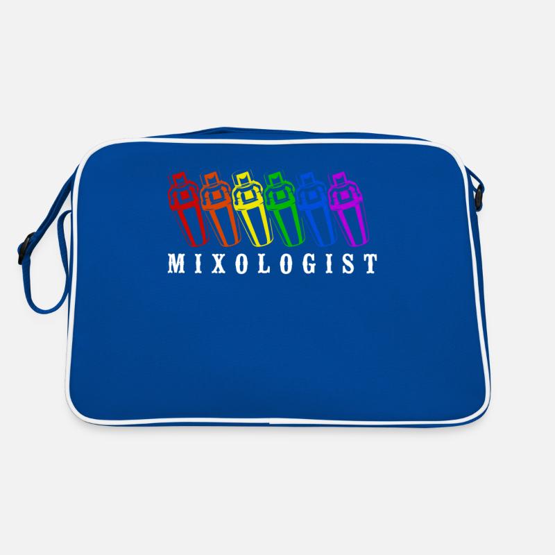 Bartender Mixologist Rainbow Retro Tasche