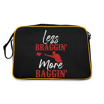 Joueur de sac de haricots de l’équipe Cornhole - Sac Retro - noir/or - Dos