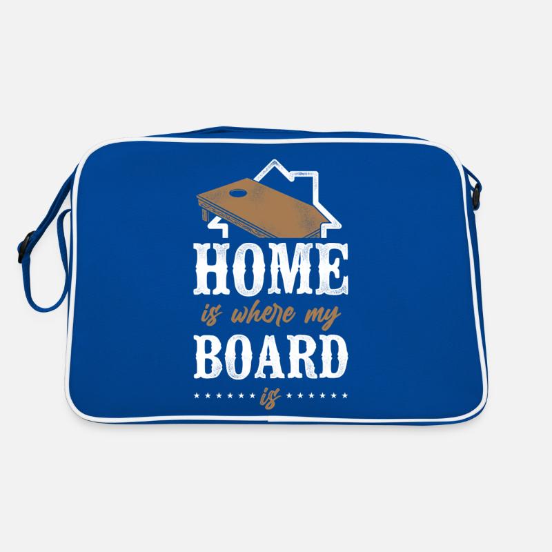 Cornhole Team Bean Bag Player Retro Tasche