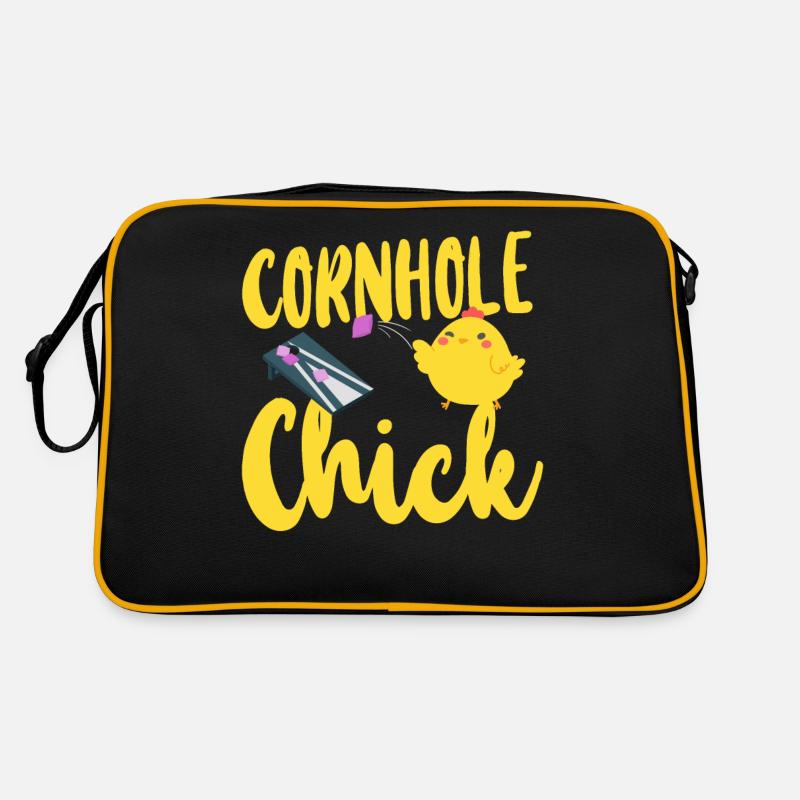 Cornhole Team Bean Bag Player Retro Tasche