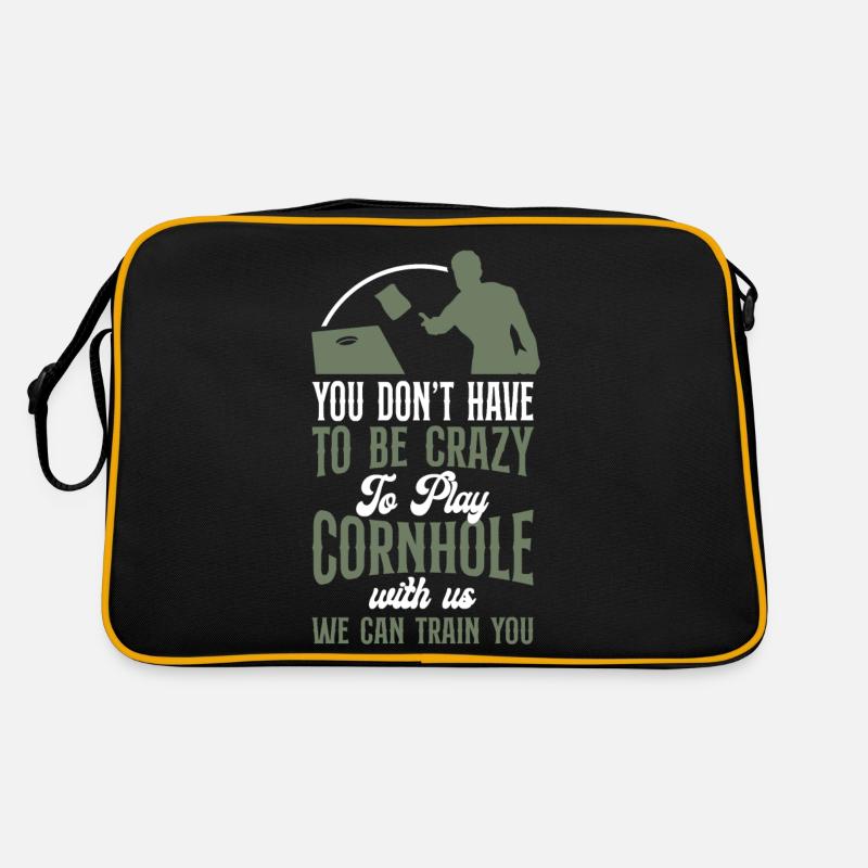 Cornhole Team Bean Bag Player Retro Tasche