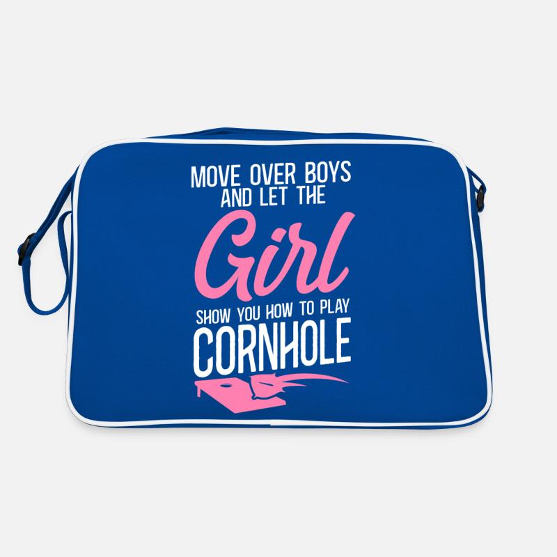 Cornhole Team Bean Bag Player Retro Tasche