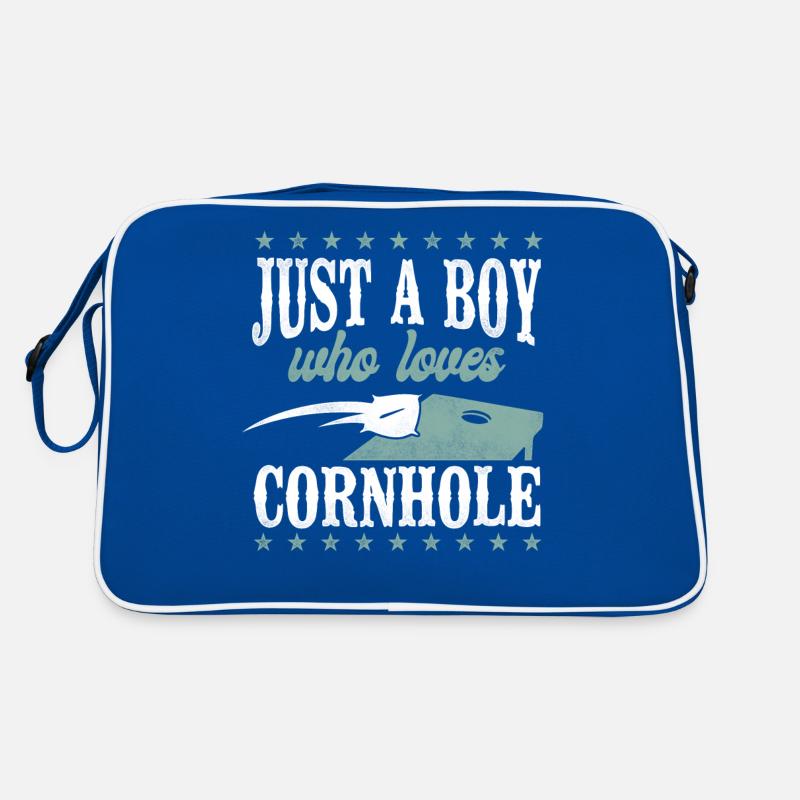 Cornhole Team Bean Bag Player Retro Tasche