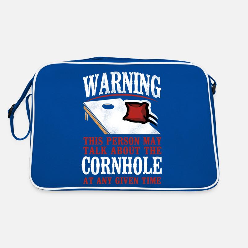 Cornhole Team Bean Bag Player Retro Tasche