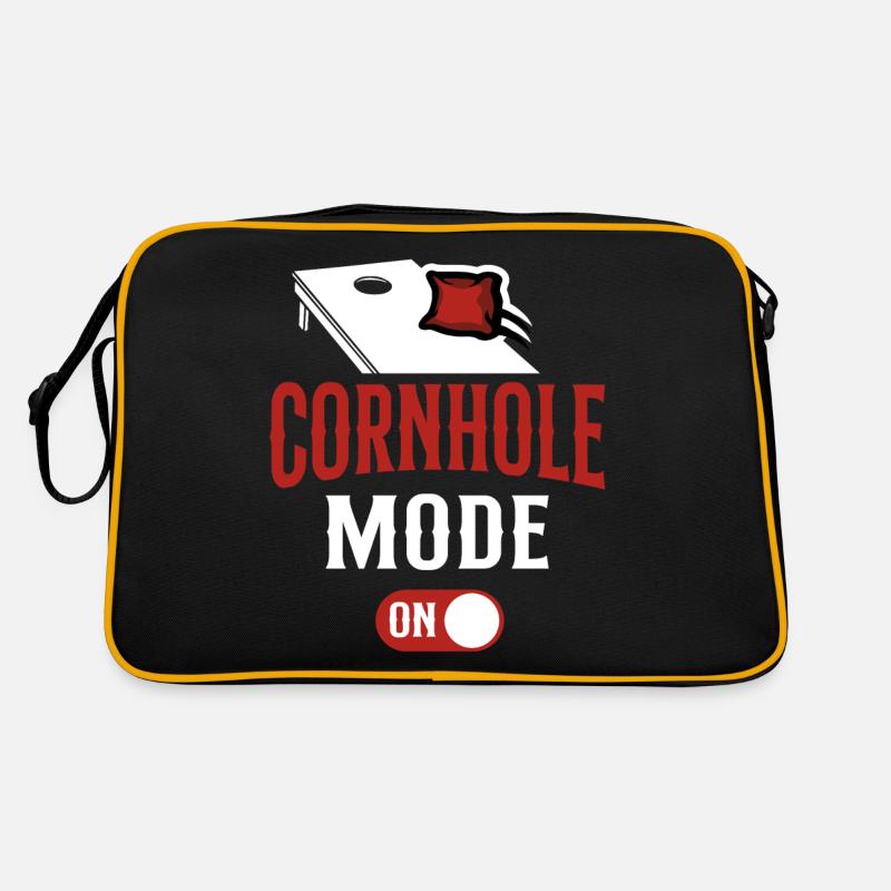 Cornhole Team Bean Bag Player Retro Tasche