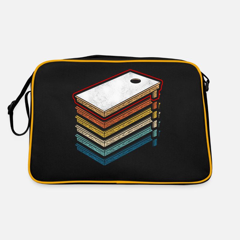 Cornhole Team Bean Bag Player Retro Tasche