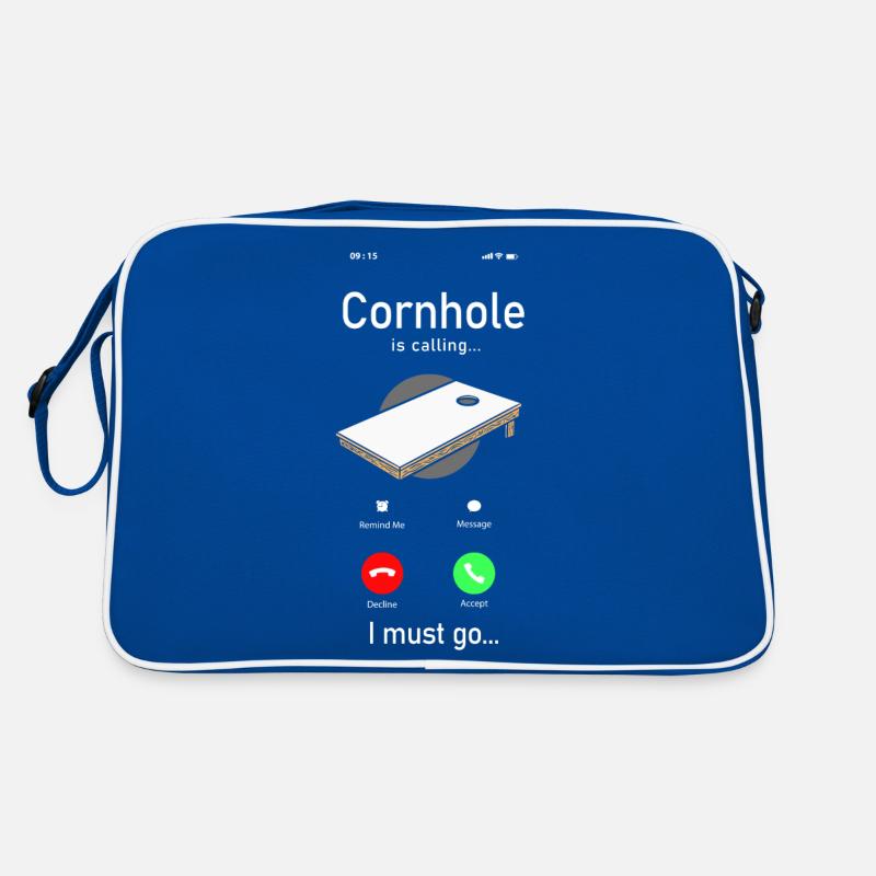 Cornhole Team Bean Bag Player Retro Tasche