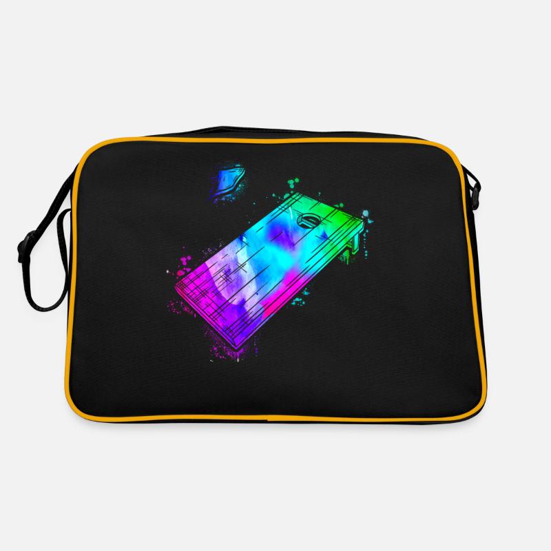 Cornhole Team Bean Bag Player Retro Tasche