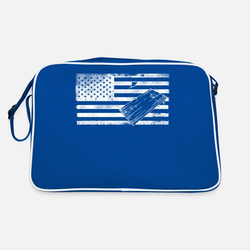 Cornhole Team Bean Bag Player Retro Tasche