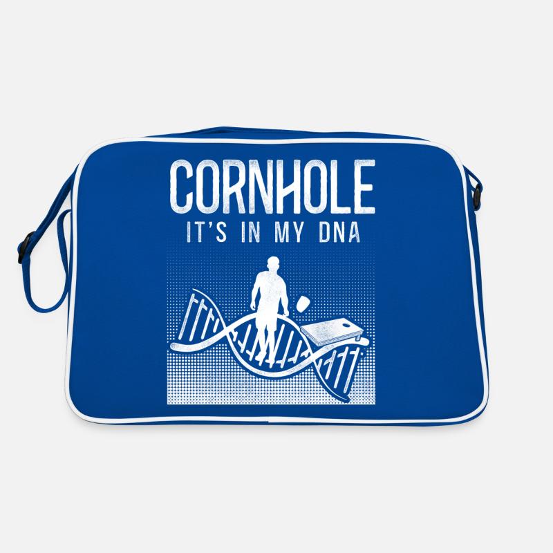 Cornhole Team Bean Bag Player Retro Tasche