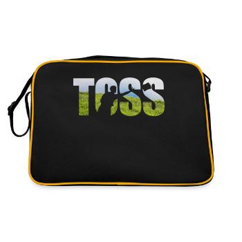 Cornhole Team Bean Bag Player - Retro Tasche - Schwarz/Gold - Hinten