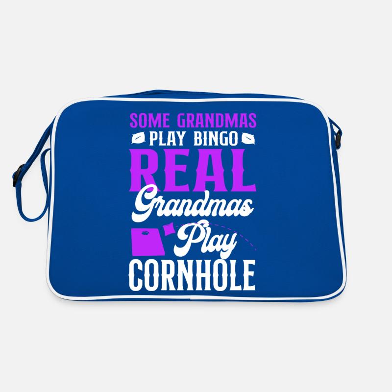 Cornhole Team Bean Bag Player Retro Tasche