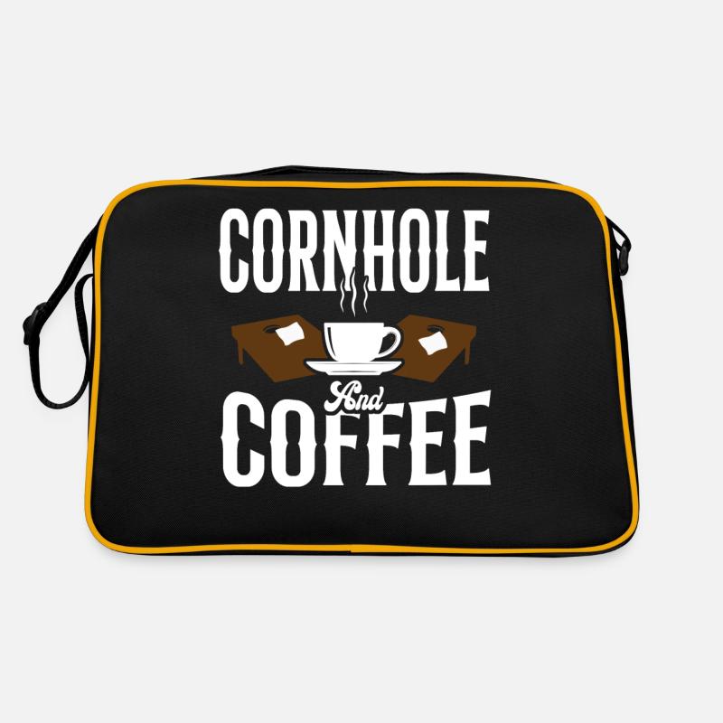 Cornhole Team Bean Bag Player Retro Tasche