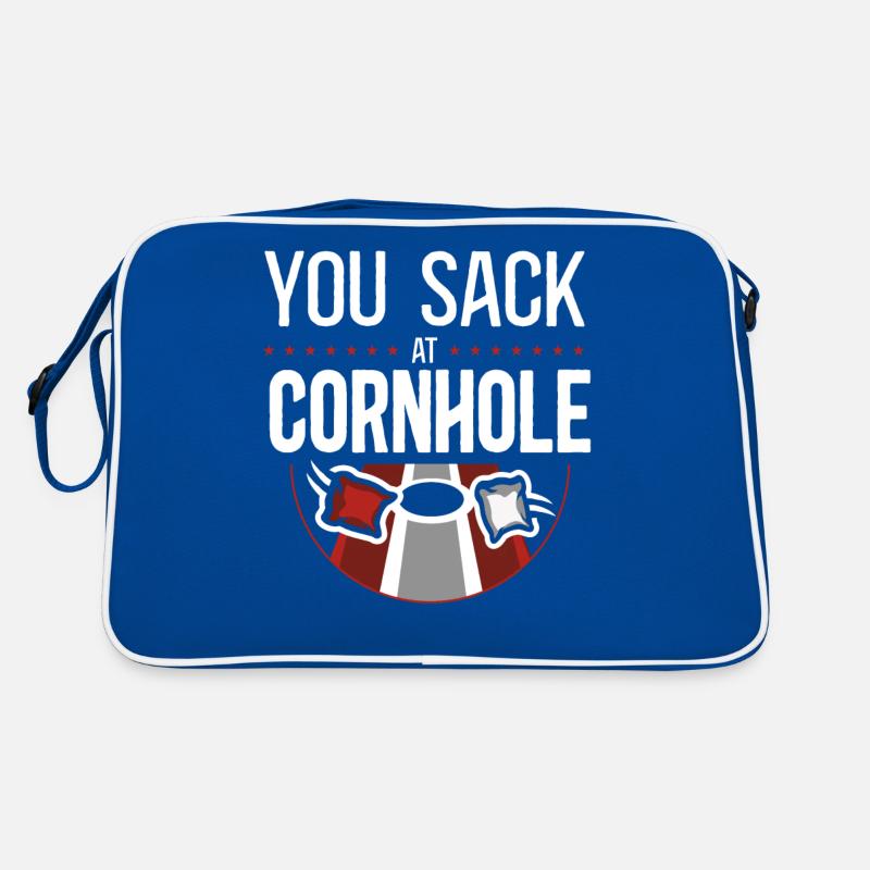 Cornhole Team Bean Bag Player Retro Tasche
