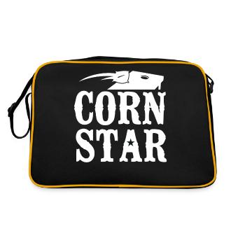 Cornhole Team Bean Bag Player - Retro Tasche - Schwarz/Gold - Hinten