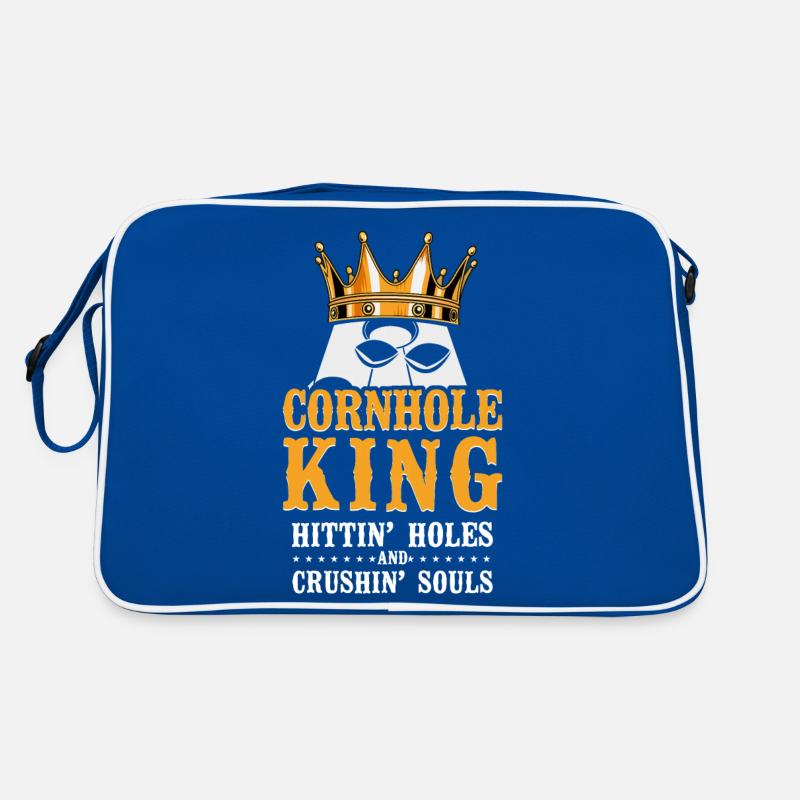 Cornhole Team Bean Bag Player Retro Tasche
