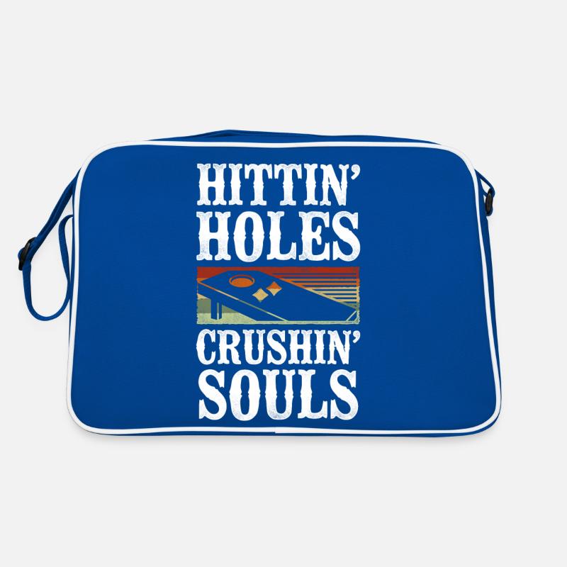 Cornhole Team Bean Bag Player Retro Tasche