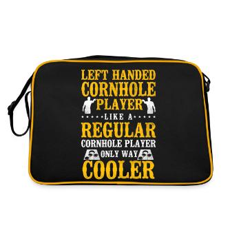 Joueur de sac de haricots de l’équipe Cornhole - Sac Retro - noir/or - Dos