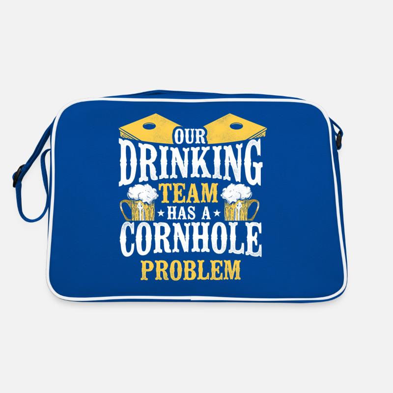 Cornhole Team Bean Bag Player Retro Tasche