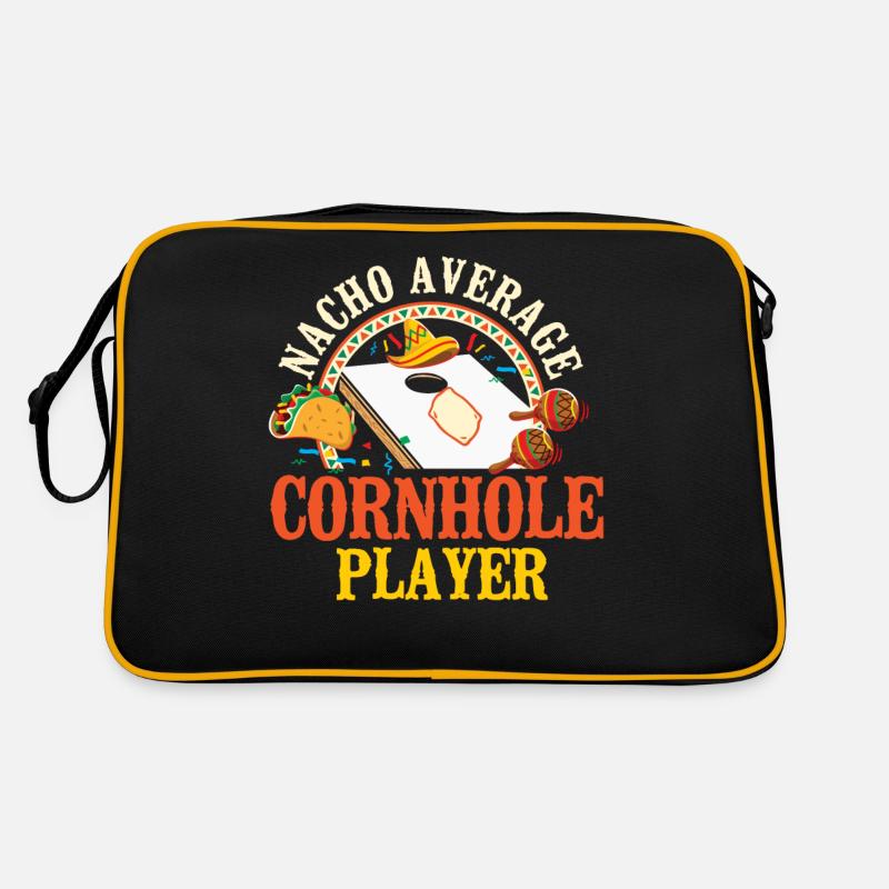Cornhole Team Bean Bag Player Retro Bag
