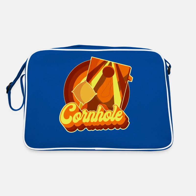 Cornhole Team Bean Bag Player Retro Tasche