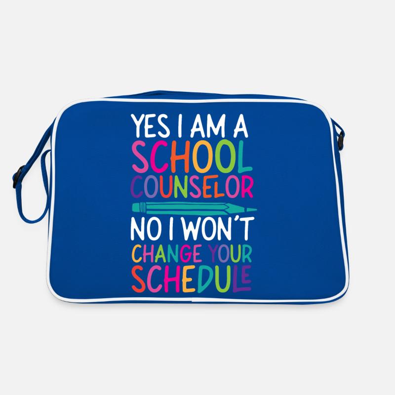 School Counselor Yes I Am A School Retro Bag