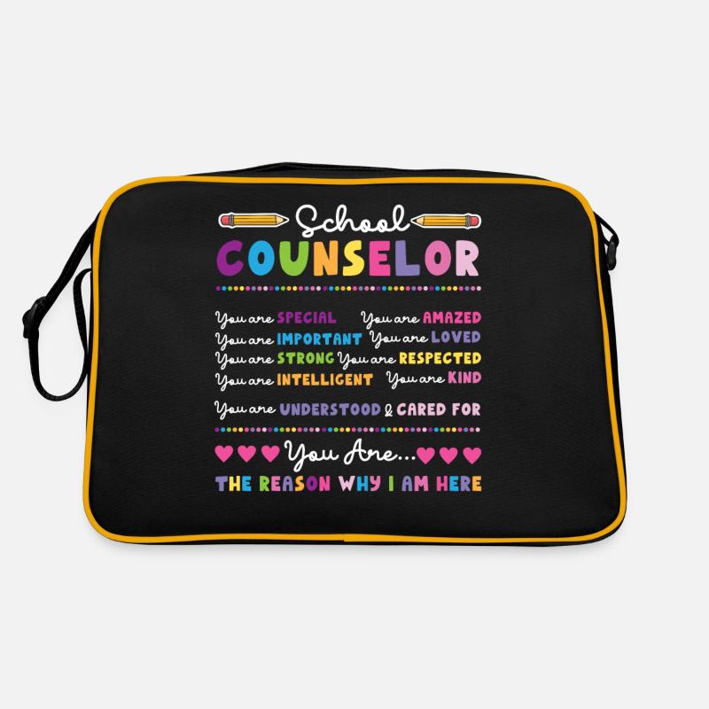 School Counselor School Counselor Retro Tasche