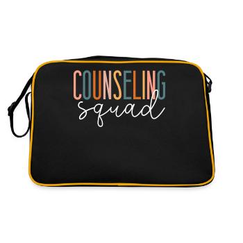 Équipe de conseil des conseillers scolaires - Sac Retro - noir/or - Dos