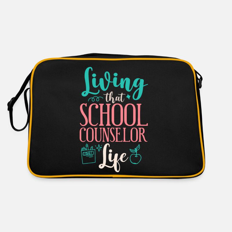 School Counselor Living That Retro Bag