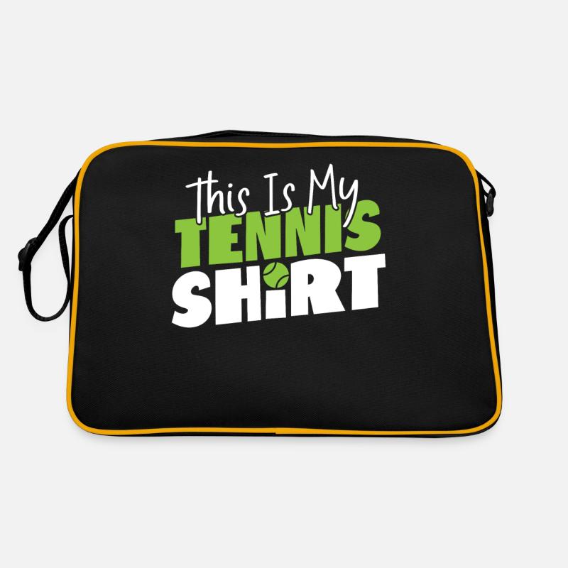 Funny Tennis Player Racket This Is Retro Bag