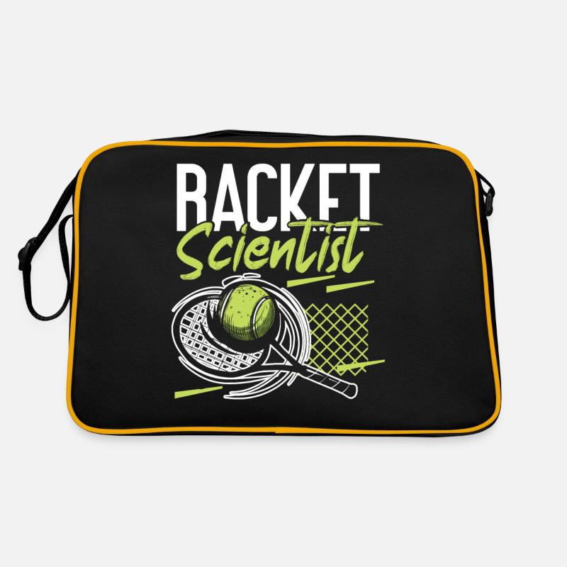 Funny Tennis Player Racket That Retro Bag