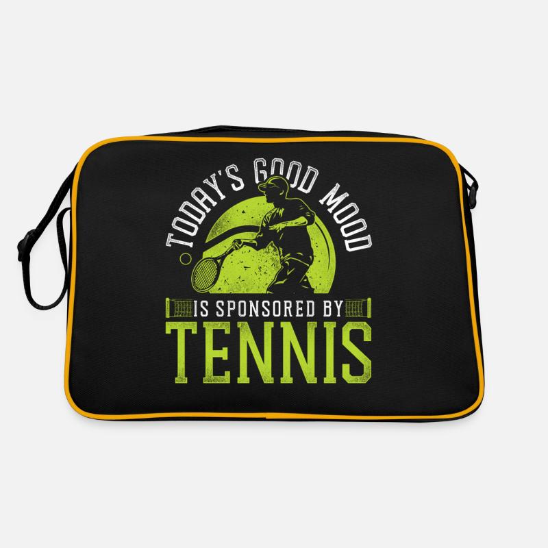 Funny Tennis Player Racket Today's Retro Tasche