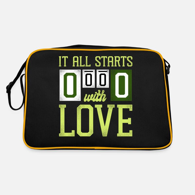 Funny Tennis Player Racket It All Retro Bag