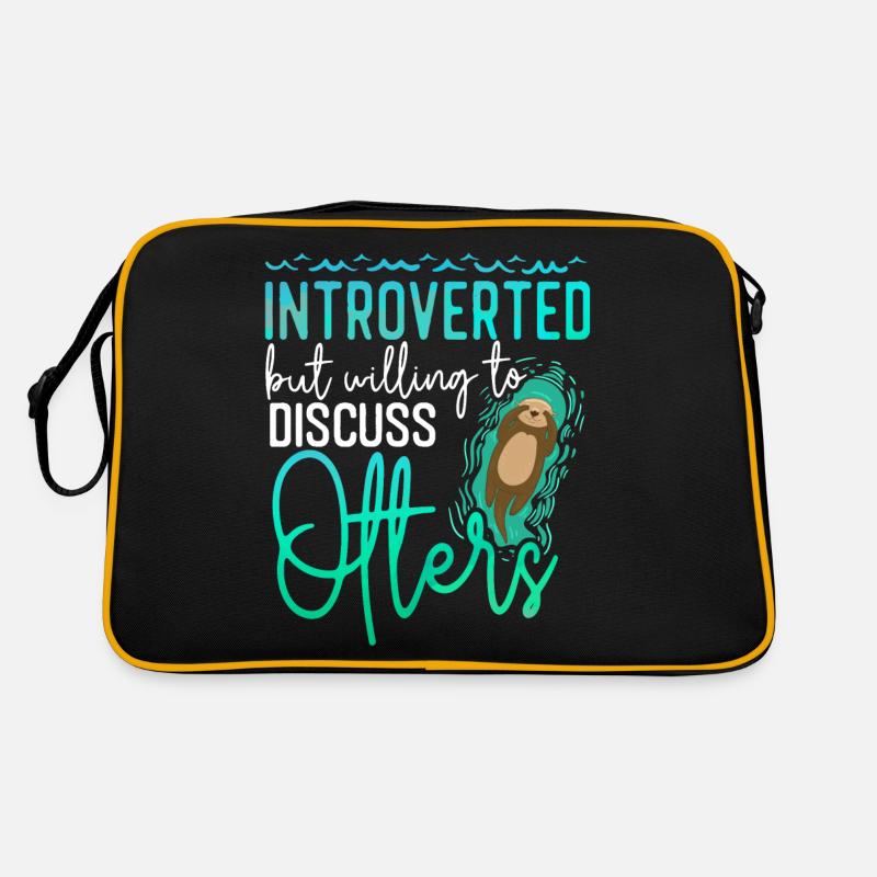 Otter Introverted But Willing To Retro Tasche