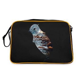 Otter River - Retro Bag - black/gold - Back