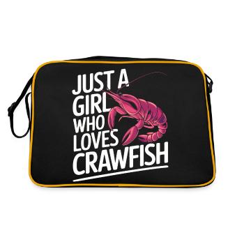 Homards, crabes, crevettes, fruits de mer - Sac Retro - noir/or - Dos