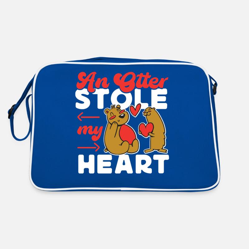 Loutre Saint-Valentin Une loutre Sac Retro