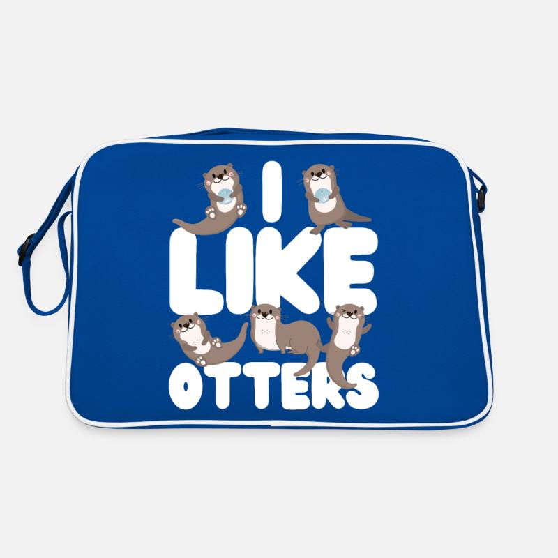Otter I Like Otters Retro Bag