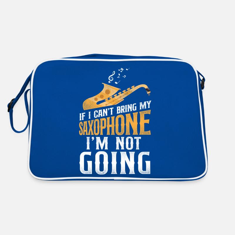 Saxophone If I Can't Bring My Retro Tasche