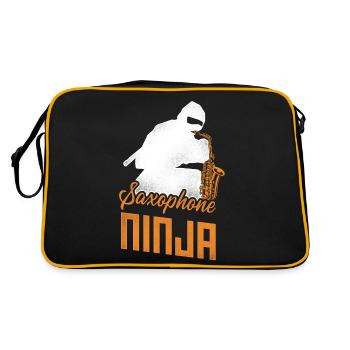 Saxophones Ninja Saxophones Ninja - Retro Bag - black/gold - Back